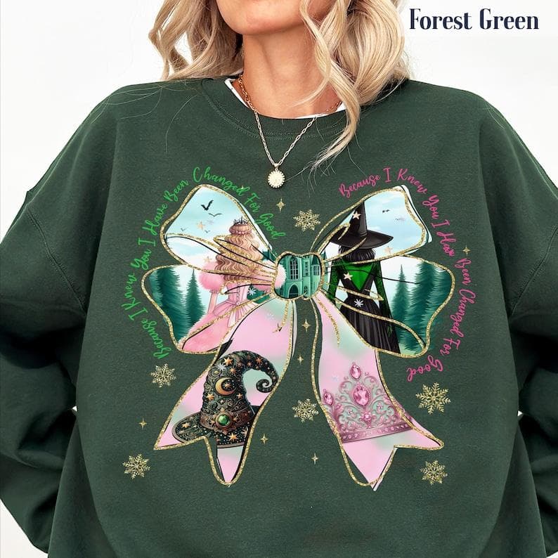 Wicked Elphaba Glinda Shirt | Defy Gravity Fan Gift for Wizard Fans – image 4, Wicked Elphaba Glinda Tee, Wicked Elphaba Glinda Merch, Wicked Elphaba Glinda Shirt, Wicked Elphaba Glinda Sweatshirt, Wicked Elphaba Glinda Hoodie, Wicked Elphaba Glinda Clothes