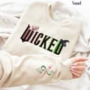 Wicked Glinda Elphaba Sudadera Defy Gravity Broomstick Magic Wand Hoodie Wizard Movie Shirt Wicked Musical Fan Regalo 1 small thumbnail