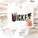 Wicked Glinda Elphaba Sudadera Defy Gravity Broomstick Magic Wand Hoodie Wizard Movie Shirt Wicked Musical Fan Regalo 3 small thumbnail