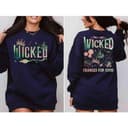 Wicked Movie Musical Gift: Oz Fan Sweatshirt, Hoodie, T-Shirt Pink/Green 2 small thumbnail