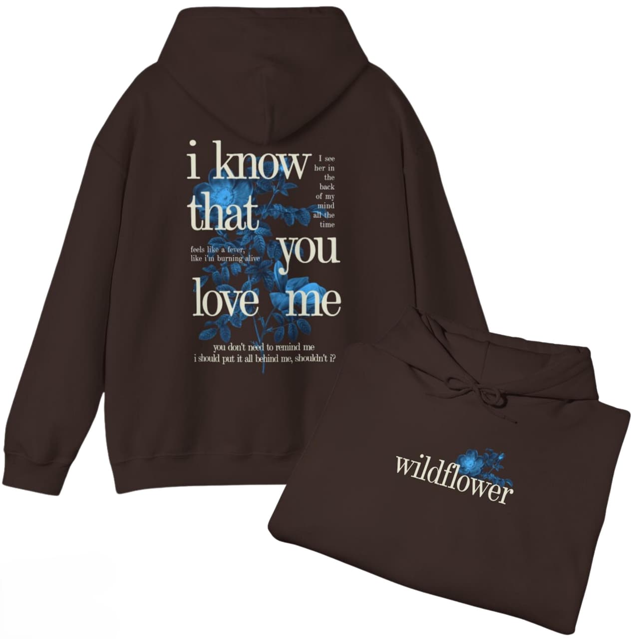 Wildflower Hoodie, I Know That You Love Me Sweatshirt, Billie Eilish Tour 2024 T-Shirt, Unisex Trendy Tee Shirt, Gift for Him Gift For Her – image 2, Wildflower Hoodie, Wildflower Shirt, Wildflower Sweatshirt