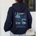 Wildflower Hoodie, I Know That You Love Me Sweatshirt, Billie Eilish Tour 2024 T-Shirt, Unisex Trendy Tee Shirt, Gift for Him Gift For Her 3 small thumbnail