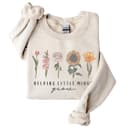 Wildflower Teacher Sweatshirt - Back to School Floral Gift 1 small thumbnail