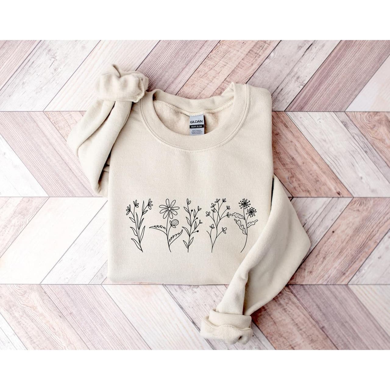 Wildflowers Floral Sweatshirt for Women | Flower Lover Crewneck Gift – image 2, Wildflowers Floral Tee, Wildflowers Floral Merch, Wildflowers Floral Shirt, Wildflowers Floral Sweatshirt, Wildflowers Floral Hoodie, Wildflowers Floral Clothes