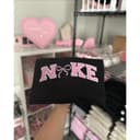 Women's Pink Bow Pullover Sweater - Loose Fit, Medium-Heavy Fabric 1 small thumbnail