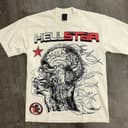 Y2k Vintage Hellstar 1996 Graphic Cotton T-Shirt 1 small thumbnail