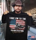 Yellowstone Train Station Shirt, Hoodie y Sudadera by Comfort Colors 1 small thumbnail