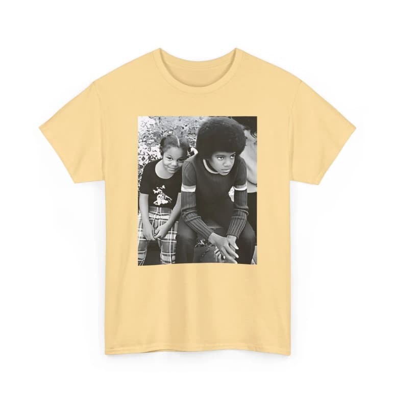 Young Michael & Janet Photo Shirt – 70s Soul RB, 80s 90s Pop King – image 4, Michael Tee, Michael Merch, Michael Shirt, Michael Sweatshirt, Michael Hoodie, Michael Clothes