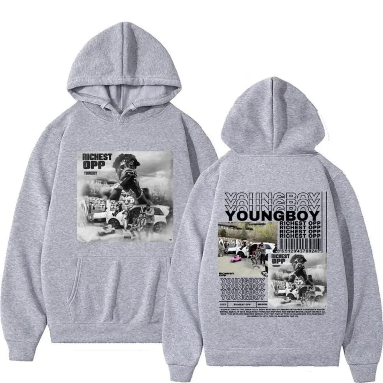YoungBoy 2024 Album Hoodies & Richest Opp T-Shirts, Hip Hop Apparel – image 1, Young Boy Tee, Young Boy Merch, Young Boy Shirt, Young Boy Sweatshirt, Young Boy Hoodie, Young Boy Clothes