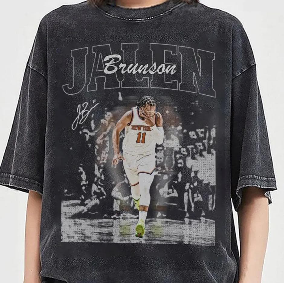 Youth and Adult Jalen Brunson Vintage 90s Basketball Shirt, Graphic Tees for Boys, Gift For Him, Gift For Her, Vintage Y2K Aesthetic Hoodie, Sweatshirt – image 1, Jalen Brunson Tee, Jalen Brunson Merch, Jalen Brunson Shirt, Jalen Brunson Sweatshirt, Jalen Brunson Hoodie, Jalen Brunson Clothes
