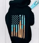 Camiseta Juvenil de Béisbol con Bandera de Bate - Sudadera con Capucha Casual: Edición Helado, Regalo Ideal para el Hijo 1 small thumbnail