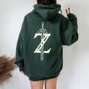 Zelda Tears of Kingdom Korok Hoodie Sweatshirt | Hylian Gift, Comfort Colors 1 small thumbnail